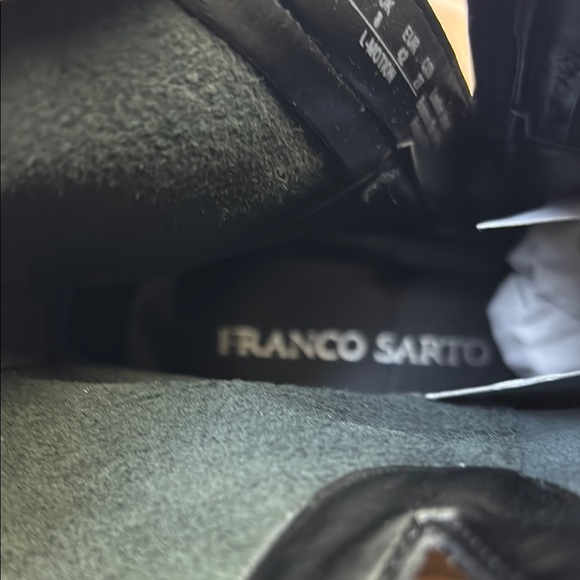 Franco Sarto Black Ankle Booties Sleek Design - Picture 7 of 7